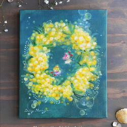 立体的な花柄アクリル画 paint】立体的な花を描く/赤、青、黄色のアクリル絵の具 - YouTube