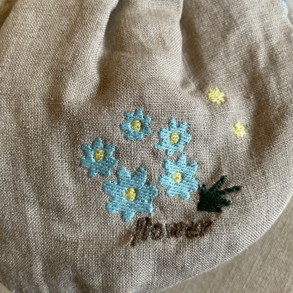 ポーチ　刺繍 8枚目の画像