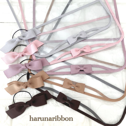 オールクリアランドセルカバー♡ミニリボンタイプ♡ ヘアゴムリボン