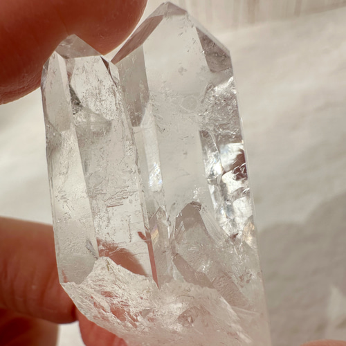 希望の種】ブラジル ゼッカソウザ産 クォーツインクォーツ 貫入水晶