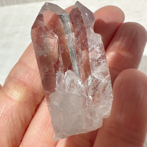 希望の種】ブラジル ゼッカソウザ産 クォーツインクォーツ 貫入水晶