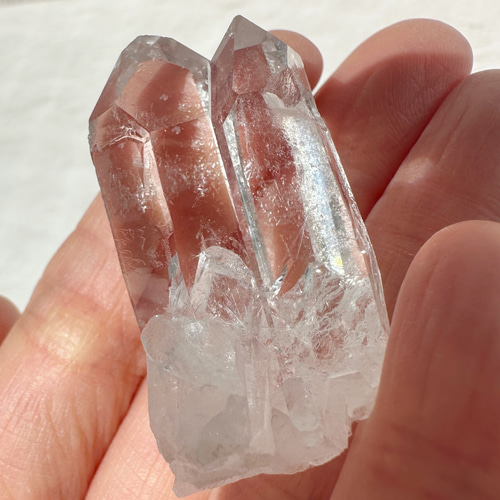 希望の種】ブラジル ゼッカソウザ産 クォーツインクォーツ 貫入水晶