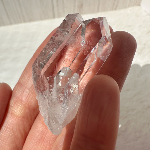 希望の種】ブラジル ゼッカソウザ産 クォーツインクォーツ 貫入水晶