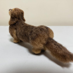 羊毛フェルト　犬　ダックスフンド 2枚目の画像