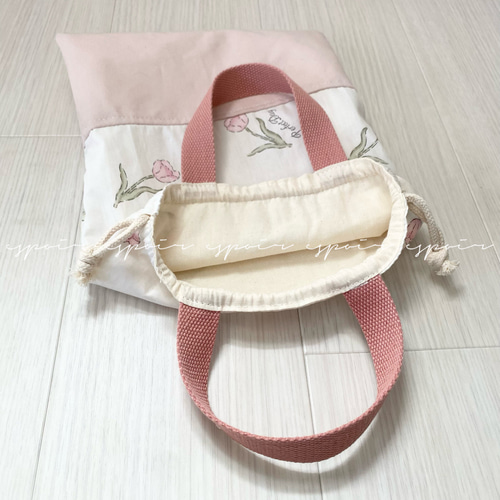 ショップ 【送料無料】入園入学3点セット(手書き風チューリップ) 送料