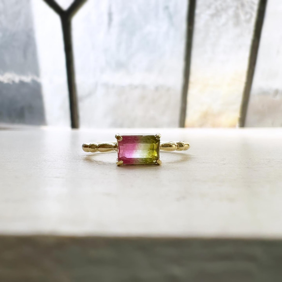 Bicolor Tourmaline Ring 6枚目の画像