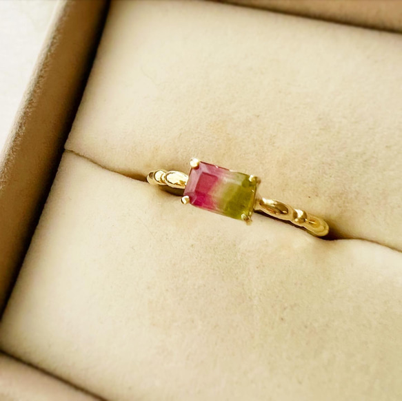 Bicolor Tourmaline Ring 10枚目の画像