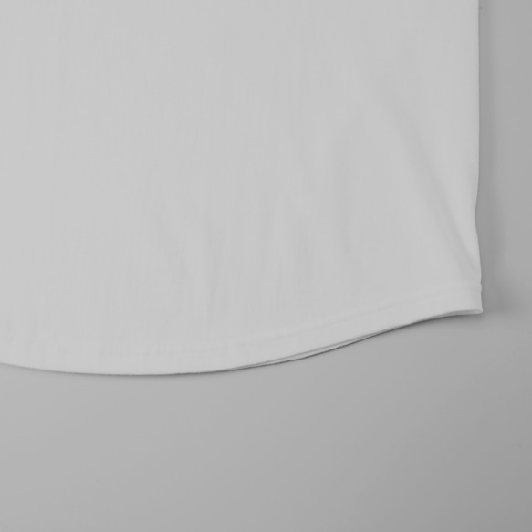 ラグランTシャツ【グレー／ブラック】 刺繍ワッペン WEDNESDAY GYM HOOPS JUMP SWISH 5枚目の画像