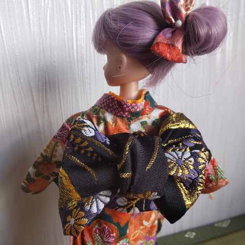 リカちゃん着物　振袖　３着 豪華な振り袖姿！ 「リカちゃん LD-30 Kimonoリカちゃん 紅