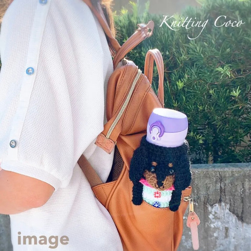 オーダー　saruwannko様　ペットボトルカバー　ハンドメイド　トイプー オーダー saruwannko様 ペットボトルカバー ハンドメイド