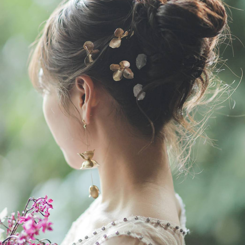 2点【5/7】まなみ様　結婚式　ブライダル　ヘアアクセサリー　ヘアピン　ゴールド ヘッドドレス 結婚式 花嫁 ヘアアクセサリー ウェディング
