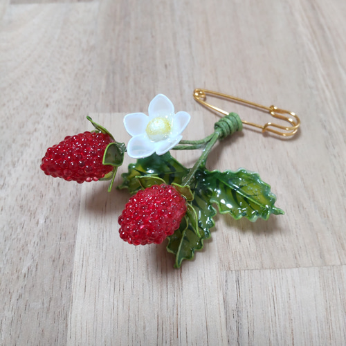 アメリカンフラワー　いちご4点おまとめ品 選べるいちご🍓 アメリカンフラワー ディップアート - turtle
