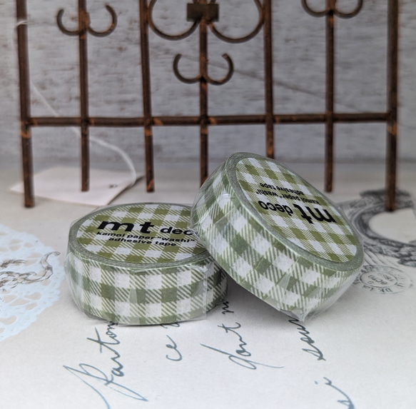 mt マスキングテープ 2pack ストライプ 水色 廃盤 茶芯