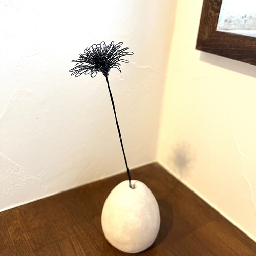 受注制作】たんぽぽの一輪挿し 春 ワイヤーアート ワイヤー