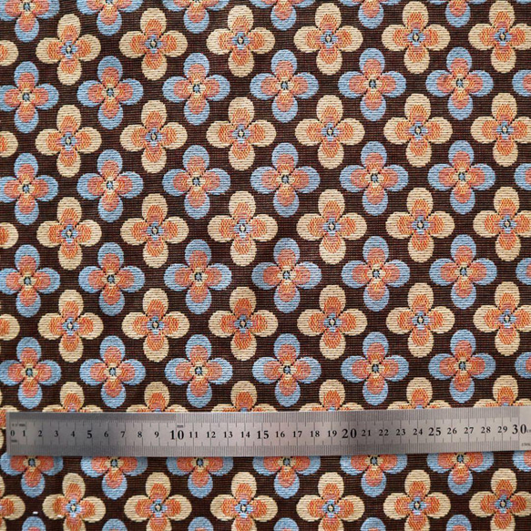 クローバー 幾何学柄 ゴブラン織り生地 ジャガード織り 20枚目の画像