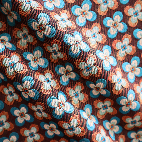 クローバー 幾何学柄 ゴブラン織り生地 ジャガード織り 10枚目の画像