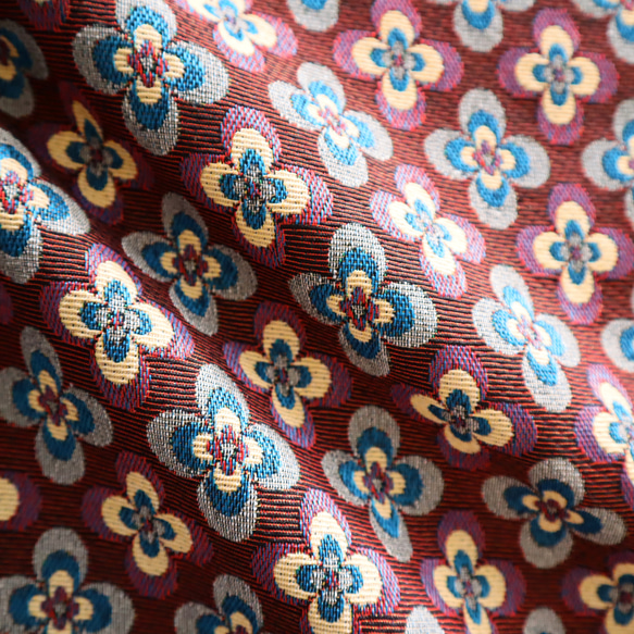 クローバー 幾何学柄 ゴブラン織り生地 ジャガード織り 14枚目の画像
