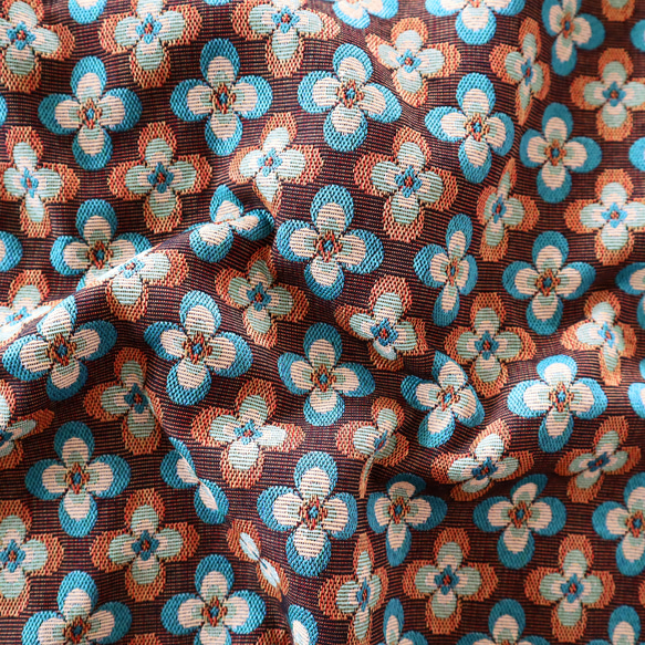 クローバー 幾何学柄 ゴブラン織り生地 ジャガード織り 11枚目の画像