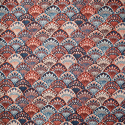 スカラップ柄 ゴブラン織り 生地 ジャガード織り 民族調 几何学模様 7枚目の画像