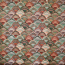 スカラップ柄 ゴブラン織り 生地 ジャガード織り 民族調 几何学模様 13枚目の画像