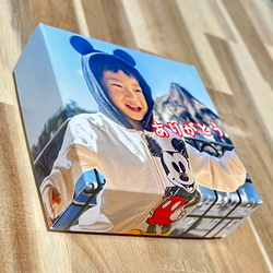 ニベア缶のフタに写真orメッセージプリント✨世界に一つのギフトラッピング箱(化粧箱)を添えて 7枚目の画像