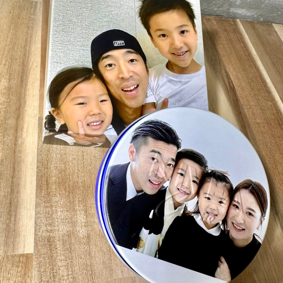 写真プリント化粧箱＋ニベア缶のフタに写真プリント 世界に一つのギフトは化粧箱まで作る！ 11枚目の画像