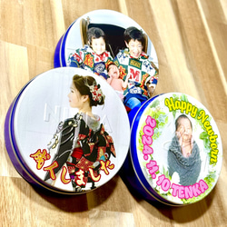 写真プリント化粧箱＋ニベア缶のフタに写真プリント 世界に一つのギフトは化粧箱まで作る！ 18枚目の画像