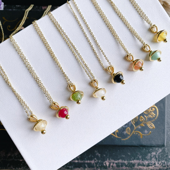 惑星の天然石 ネックレスチャーム ロイヤルブルータイガーアイ 3枚目の画像