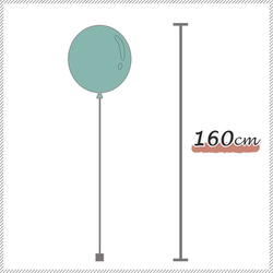 【ヘリウムガス入り】関東 送料無料　ゴールドフレーク入り　グレージュ　バルーン  風船 誕生日　バースデーフォト 4枚目の画像