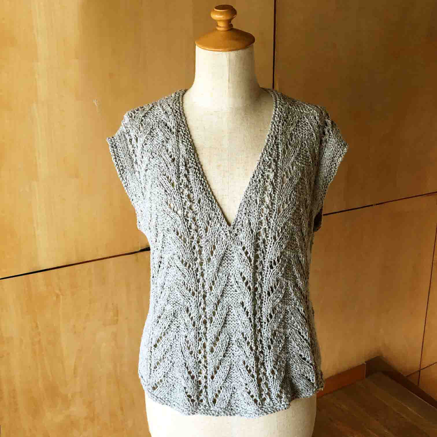 シルク　オーバーサイズベスト