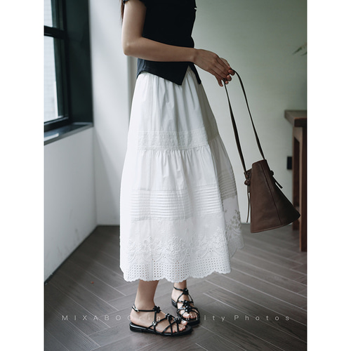 サードアイレーススカート SALE!【sifeel/シフィール】刺繍レースマーメイドスカートドレス
