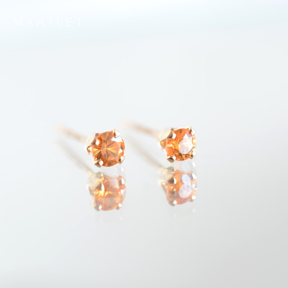 14kgf スペサルタイトガーネット/スペサタイトガーネット (4本爪/3mm  