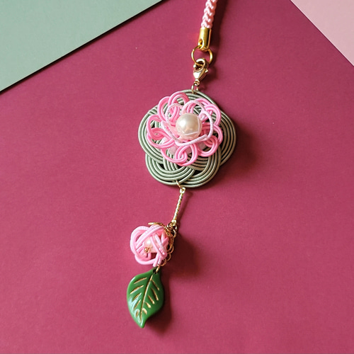 水引の桜チャーム根付け バッグチャーム Odd-Eye 通販 17379091