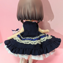 ねんどろいどどーる お洋服 シックリボンワンピ 3枚目の画像