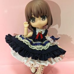 ねんどろいどどーる お洋服 シックリボンワンピ 1枚目の画像