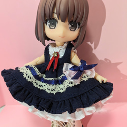 ねんどろいどどーる お洋服 シックリボンワンピ 2枚目の画像