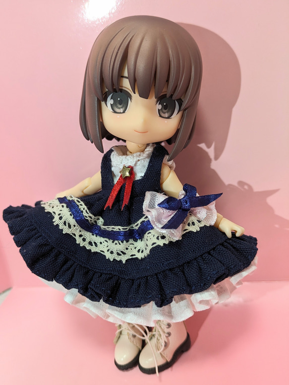 ねんどろいどどーる お洋服 シックリボンワンピ 2枚目の画像