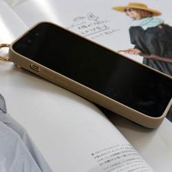 iPhone15/14/13/12 LOVEシリーズ - ナティ フレンチ スモール ラブ ブレスレット 携帯電話ケース 9枚目の画像