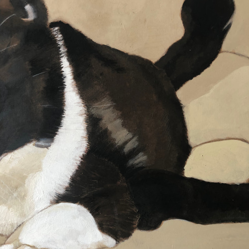 ト セール おすすめ 猫イラスト「ハッチ2」（原画） 通販 安部円子 イラスト イラスト
