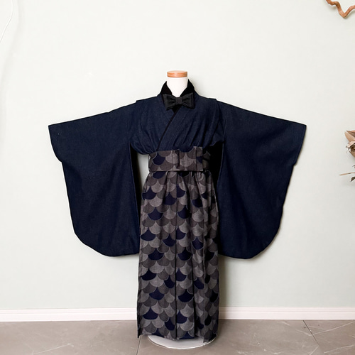 2ステップ袴（デニム） 子供服 HAM-NICO 通販 17379880｜Creema(クリーマ)