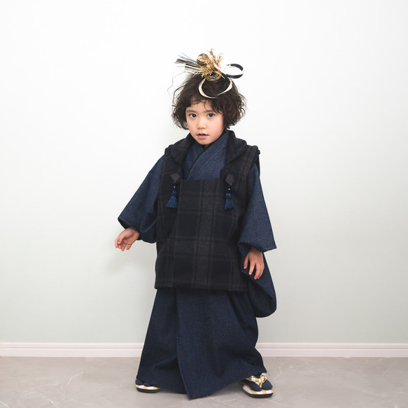 2ステップ着物（デニム） 子供服 HAM-NICO 通販 17380064