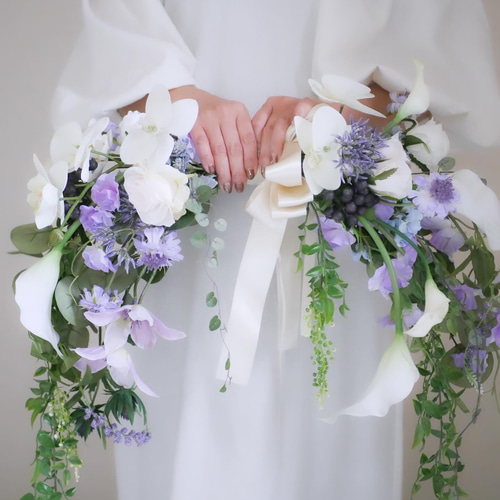 ウェディングブーケ】アーティフィシャルフラワー 造花ブーケ 前撮り