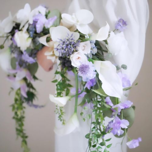 ウェディングブーケ】アーティフィシャルフラワー 造花ブーケ 前撮り