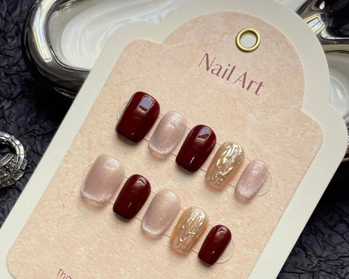 Lilith_nail☆ジェルネイルチップ☆付け爪☆ ロマンティカ ネイル
