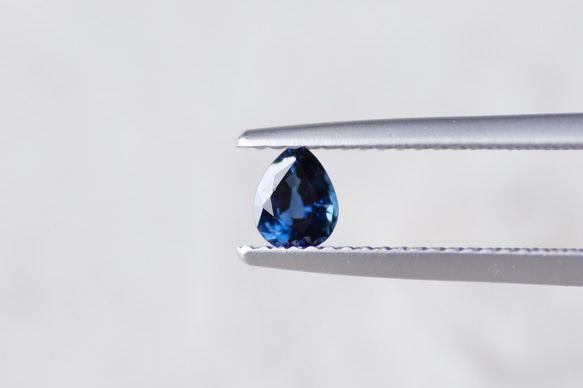 ブルー・サファイア＊ペアシェイプ・カット＊0.39ct＊5.0×4.0mm＊COS-050 5枚目の画像