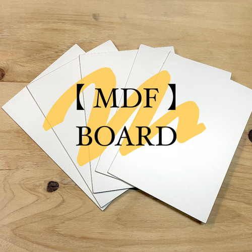 MDF】パネル5枚セット A6サイズ 白 木材・板 大工のはざいやさん 通販