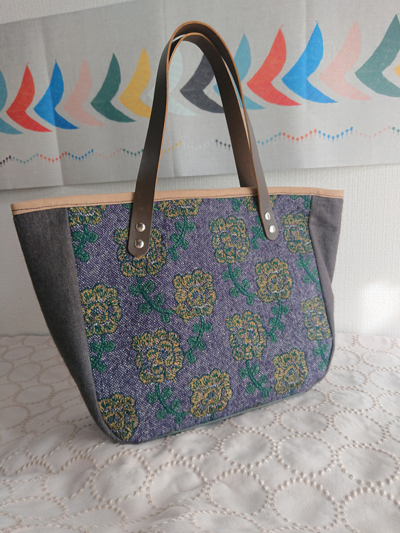 yula- ハンドメイド・手芸 ミナペルホネン yula ハンドバッグ