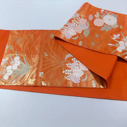 [(16)1868] 日式花紋130cm/菊切鳶尾花紋/掛毯、桌布等/日式 第8張的照片