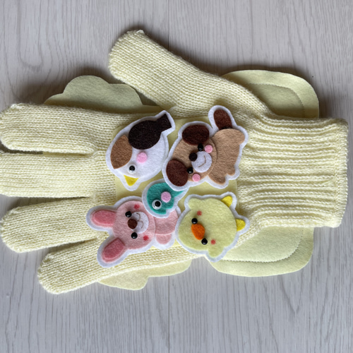 mimi様オーダー品　かわいいかくれんぼ指人形　保育 mimi様オーダー品 かわいいかくれんぼ指人形 保育 mimi様オーダー品