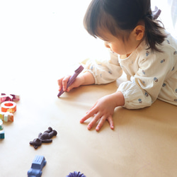 クレヨン 名前 英語 ギフト プレゼント 知育 安全 赤ちゃん 幼児 出産祝い 誕生日 3枚目の画像